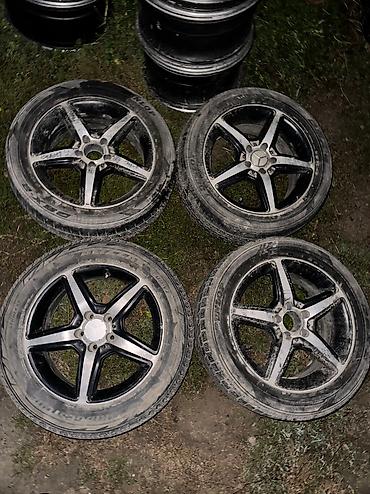 Диски: Литые Диски R 17 AMG, Комплект, отверстий - 5, Б/у at lalafo.kg — 8 Диски: Литые Диски R 17 AMG, Комплект, отверстий - 5, Б/у — 8