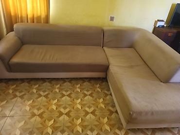 Ev və bağ: Künc divan, İşlənmiş, Açılmayan, Bazasız, Parça, Çatdırılma yoxdur — 1