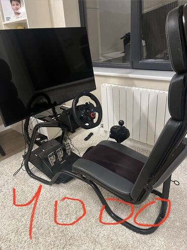 qaqa şəkilləri: Sim Racing qurğusu – tam dəst - Təkər: Logitech G29 (F1 üslubunda