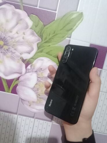 telefon satisi gence: Xiaomi Redmi Note 8, 64 GB, rəng - Qara, 
 Barmaq izi, İki sim kartlı