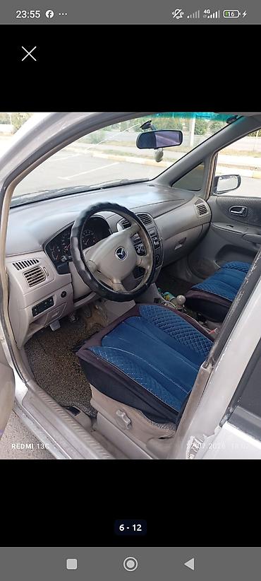 Унаа сатуу: Mazda PREMACY: 2003 г., 1.8 л, Кол менен иштөөчү, Бензин — 4