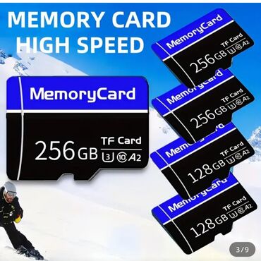 Yaddaş kartları: 😲128gb-15azn 😲256gb -20azn mağaza bağlandığı üçün ucuza verilir — 2