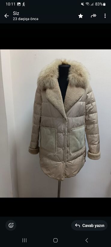 женский кожаный кошелек: Bej rəngli, qısa model qadın gödəkçəsi. Bu gödəkçə soyuq havalar üçün at lalafo.az женский кожаный кошелек: Bej rəngli, qısa model qadın gödəkçəsi. Bu gödəkçə soyuq havalar üçün