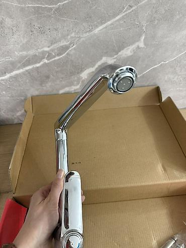 Кухонные краны: Новый! Смеситель для кухонной мойки, однорычажный, хром - Материал — 4