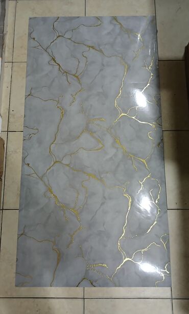 Mərmər effektli PVC panellər: Mərmər effekti verən PVC divar və Yer üçün panellər. 1.Arxası özü — 14