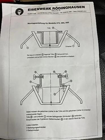 Praznična dekoracija: Postolje za jelku – Eisenwerk Rödinghausen, TYP 075 - Težak, stabilan — 5