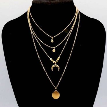 пракат платья: ✨ Многослойное ожерелье “Boho Gold” ✨ Стильное женское ожерелье в