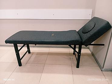 Tibbi çarpayılar: Tənzimlənən başlıq hissəli masaj/kosmetologiya çarpayısı - İstifadə — 4