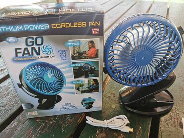 kucni aparati: GO FAN - Bežični Ventilator Go Fan je litijum-jonski ventilator