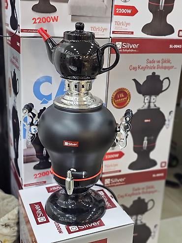 semaver: Elektrikli samovar silver model: sl-0045 elektri̇k semaver 4l — 2