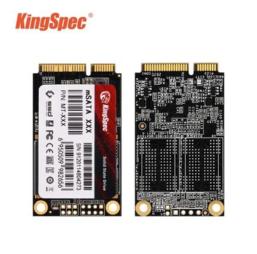 Новый SSD mSATA 128 Гб, KingSpec. Новый в упаковке. 128 Гб - 2000 сом