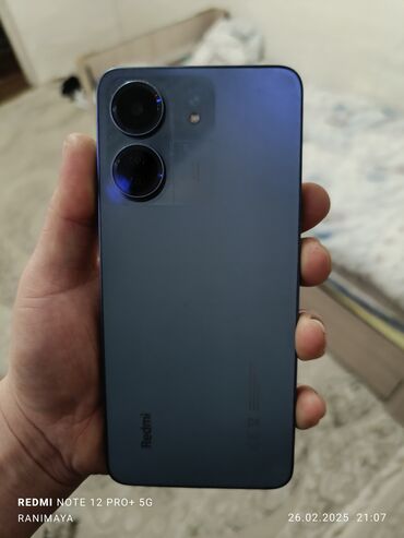 Redmi: Redmi, Redmi 13C, Б/у, 256 ГБ, цвет - Голубой, 2 SIM