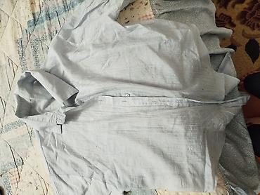 Açıq boz rəngli qadın paltarı – şalvar və uzun tunikdən ibarət iki