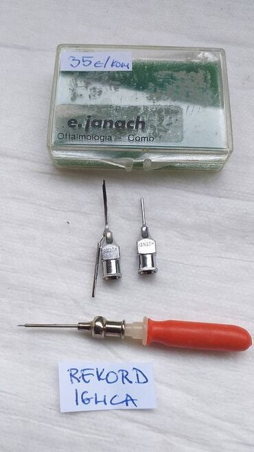 Ostali medicinski proizvodi: Očni instrumenti II Kao sa slika . Već od 1 euro Ne odgovaram na SMS na lalafo.rs — 24 Ostali medicinski proizvodi: Očni instrumenti II Kao sa slika . Već od 1 euro Ne odgovaram na SMS — 24