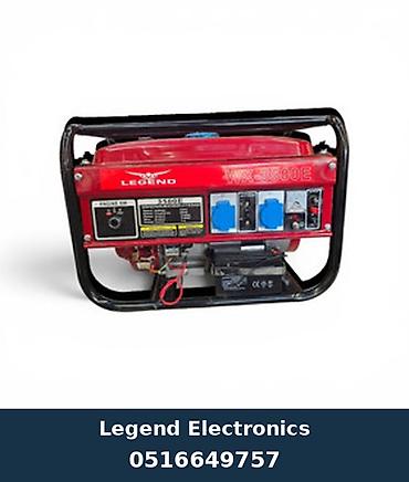 Elan başlığı: Benzin generator Legend WX-3500E, 3.5 kVt Elan mətni