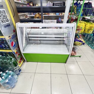 Холодильные витрины: Для напитков, Для молочных продуктов, Для мяса, мясных изделий, Б/у