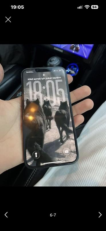 kohne ev telefonu: IPhone 13, Qara, Face ID — 2
