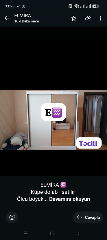 Divanlar: ELMİRA ♒️ Küpə dolab satılır Ölcü böyük Qiymət 180 azn ❗️ Ünvan