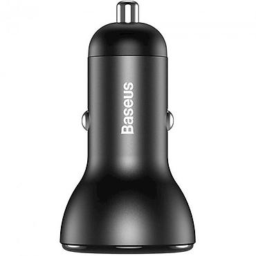 iphone 24: Baseus Smart Digital Display Dual USB Car Charger CCBX-B0G – avtomobil — 1