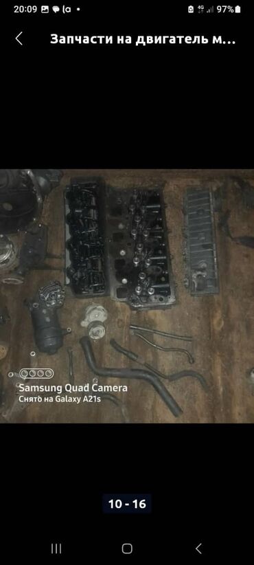 Двигатели, моторы и ГБЦ: Дизельный мотор Mercedes-Benz 4.3 л, Б/у, Оригинал — 10