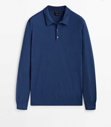 кофта на запах: Рубашка M (EU 38), цвет - Синий