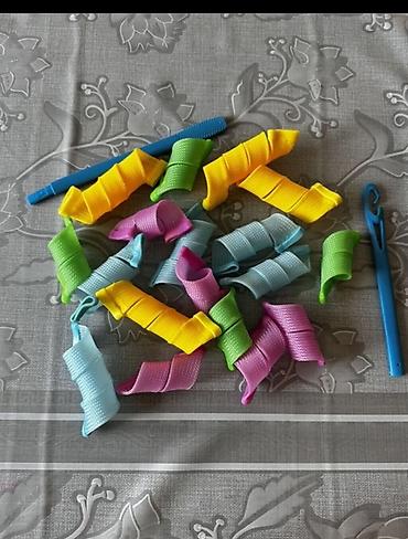 cirt cirt saclar: Məhsul: İsti istifadə tələb etməyən saç burğu dəsti (Curlformers — 1