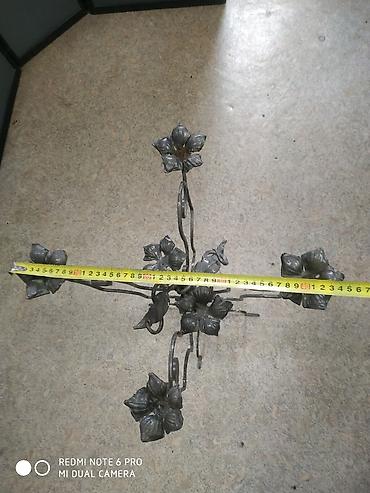 Подсвечники: Кованый подсвечник, ручная работа. Высота 52 см. Ширина 42 см — 6