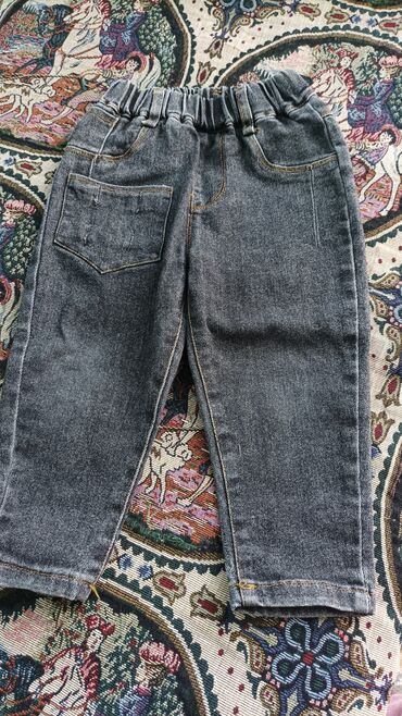 женская джинсовая одежда больших размеров: Джинсы и брюки, Б/у
