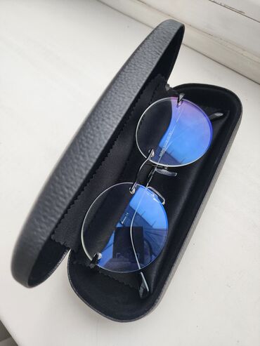 линзы голубые: BLUE BLOCKER/UV 400 очки без диоптрий. Очки брендовые качественные