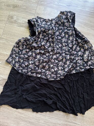 abercrombie and fitch duks cena: L (EU 40), Polyester, Floral, color - Black