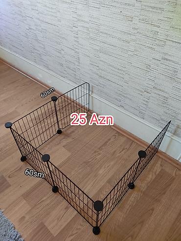 pişik evleri: Dovşan, guinea pig və pişik üçün qəfəs və digər aksesuarlar. Qiymətlər — 3
