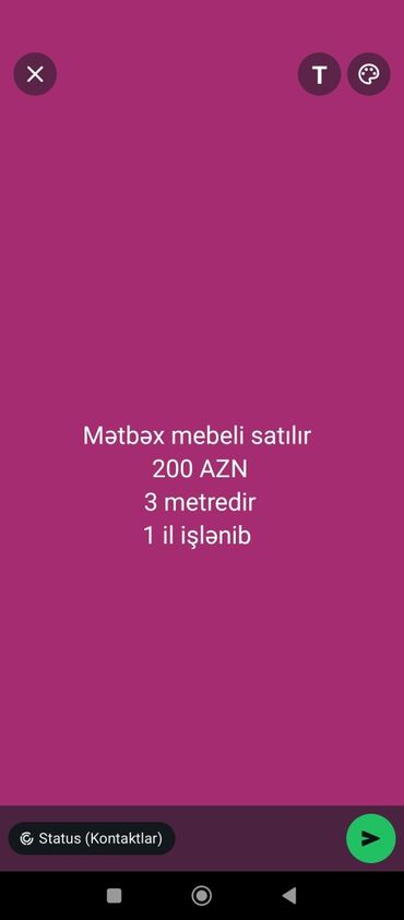 mətbəx mebelləri islenmis: Mətbəx mebeli