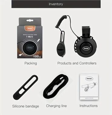 Velosiped aksesuarları: TWOCX Bicycle Electronic Horn – velosiped üçün elektron siqnal - — 8