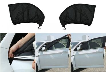 камуфляжные сетки: Москитная сетка для автомобиля. В комплекте 2шт. (на два окна) черного