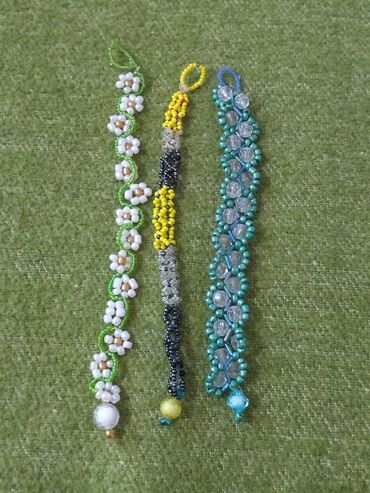 шапка с бусинками: Прекрасные браслеты амигуруми стоят 200 сом, кольца 50 сом, узорные