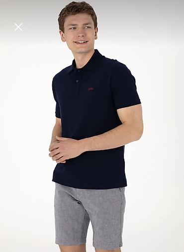 кел кел: Эркектердин футболкасы, S, M, L, Us Polo Assn, Жаңы, түсү - Көк, Өзү алып кетүү, Акылуу жеткирүү — 2