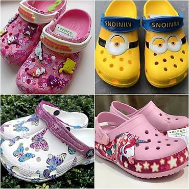 крокси: Детские кроксы. Crocs. Вьетнам. Размеры разные. Самовывоз Ахунбаева - — 1