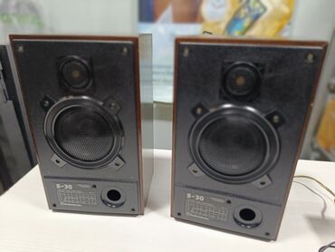 Dinamiklər və kolonkalar: İşlənmiş Radiotehnika Kolonka, Növ - Akustik, rəng - Qəhvəyi — 10