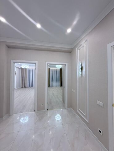 токмок долгосрочная квартира: 2 комнаты, 64 м², Элитка, 3 этаж, Дизайнерский ремонт