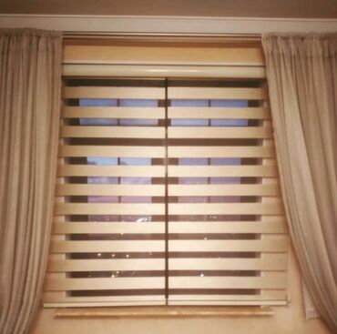 Jalüzlər: Zebra jalüz pərdələr – ev və ofislər üçün müasir işıq və məxfılik — 2