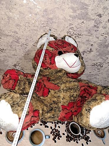 букет из мягких игрушек: Yupyumwaq tuklu yeke oyuncaq ayi. yenidir. hec bir deffekti yoxdur — 4