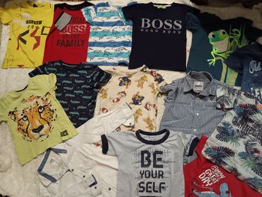 Kompleti: Hugo Boss, Komplet: Majica, Košulja, Šorts, 104-110 — 7