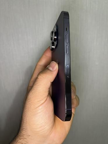 Техника и электроника: IPhone 14 Pro, Б/у, 128 ГБ, Deep Purple, Защитное стекло, Чехол, 78 % — 6