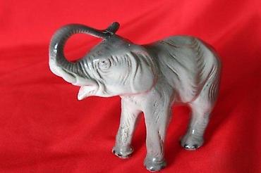 Figure: STARA KERAMIČKA FIGURA SLONA | Stara keramička figura slona. Vrh — 2