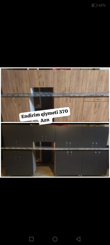 akril metbex mebelleri qiymeti: Endirimden yararlanmaga telesin. ‼️ 2 eded metbwxt mebeli hazir elde