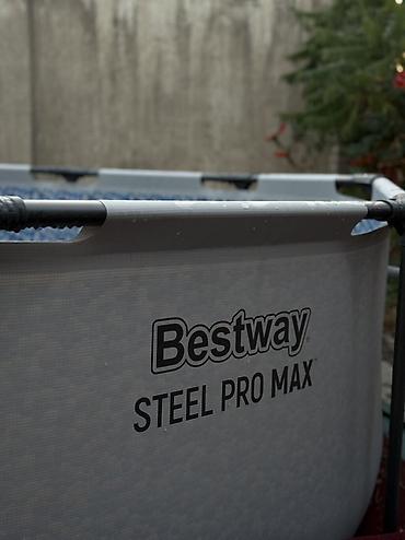 Бассейны: Каркасный бассейн Bestway Steel Pro MAX + аксессуары - Прочный — 1