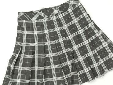 zara spódnice w kratę: Skirt, H&M, XS (EU 34), condition - Fair