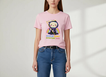 raccoon t shirty: Women`s T-shirt, size S