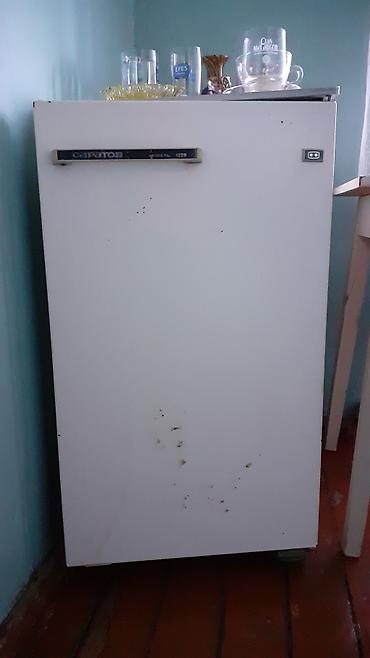 İşlənmiş Mini Saratov Soyuducu Satılır, rəng - Ağ