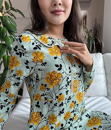 Повседневные платья: Повседневное платье, Турция, Лето, Длинная модель, Хлопок, Турецкое, Все размеры — 22